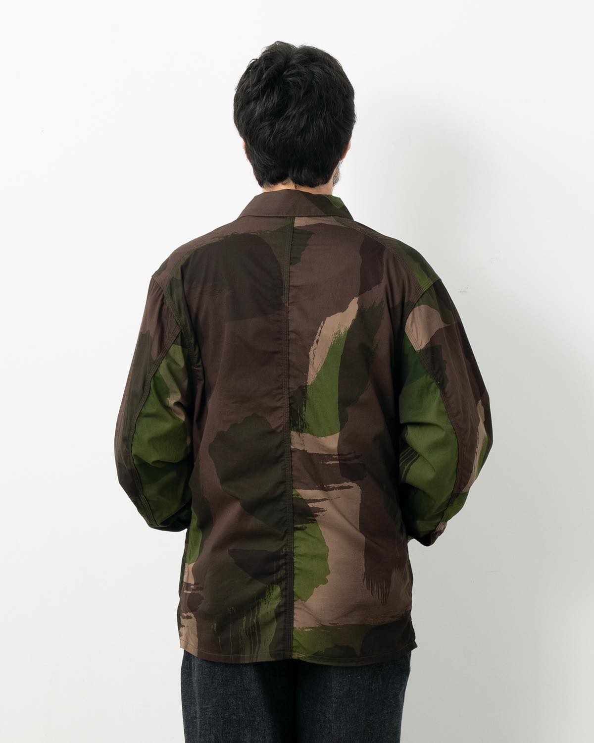 BRUSH STOROKE CAMO COVERALL