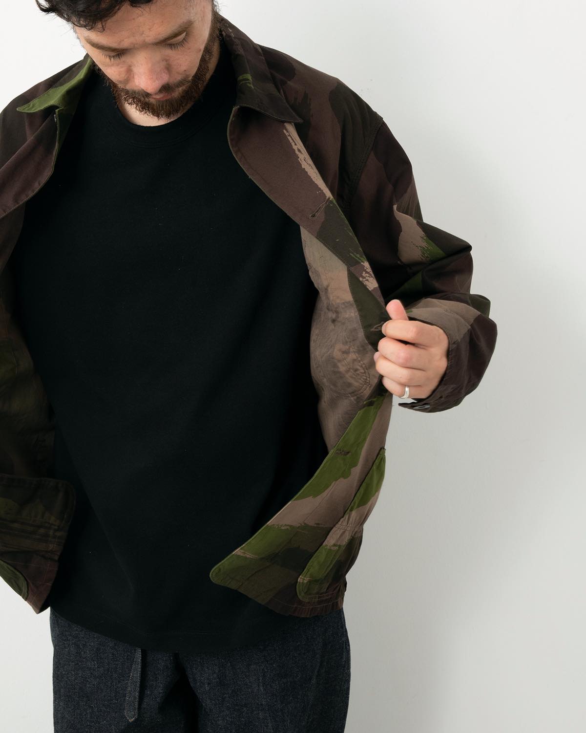 BRUSH STOROKE CAMO COVERALL
