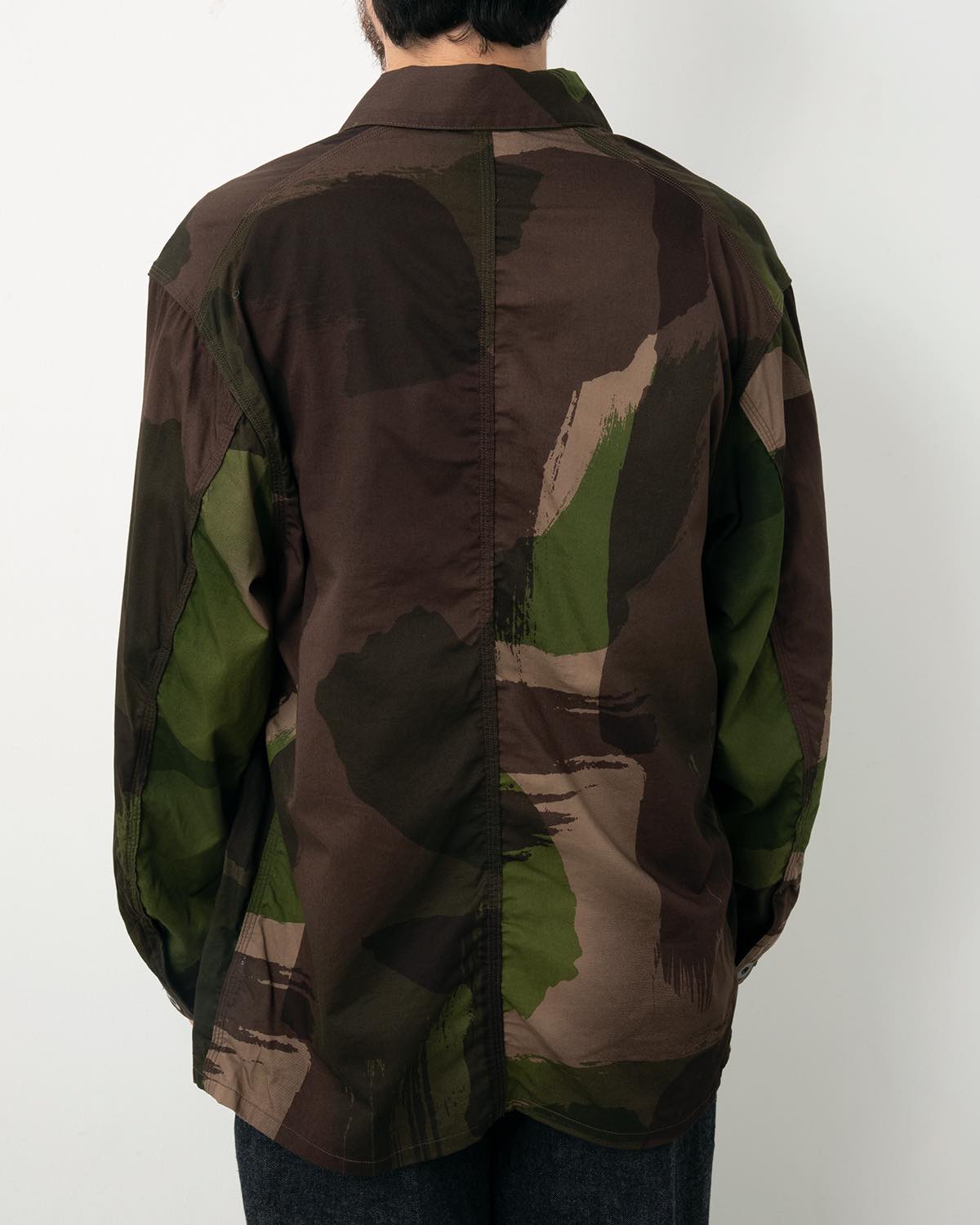 BRUSH STOROKE CAMO COVERALL
