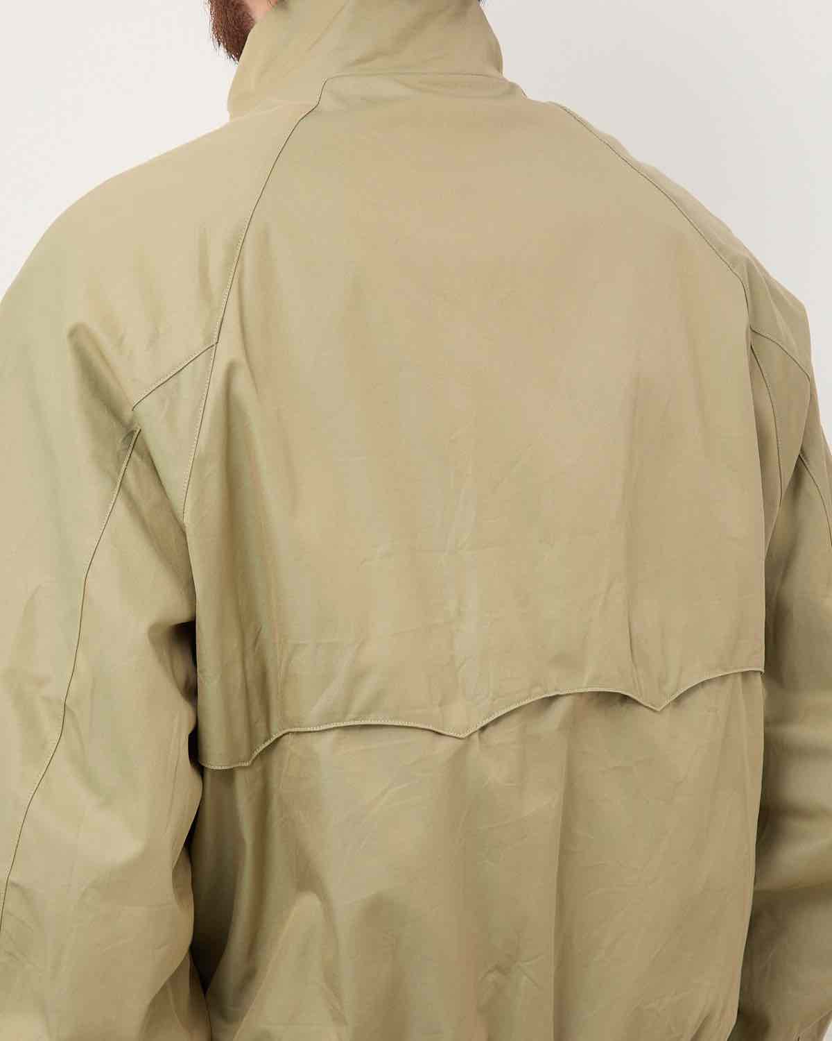COTTON GAVARDINE HARRINGTON JACKET