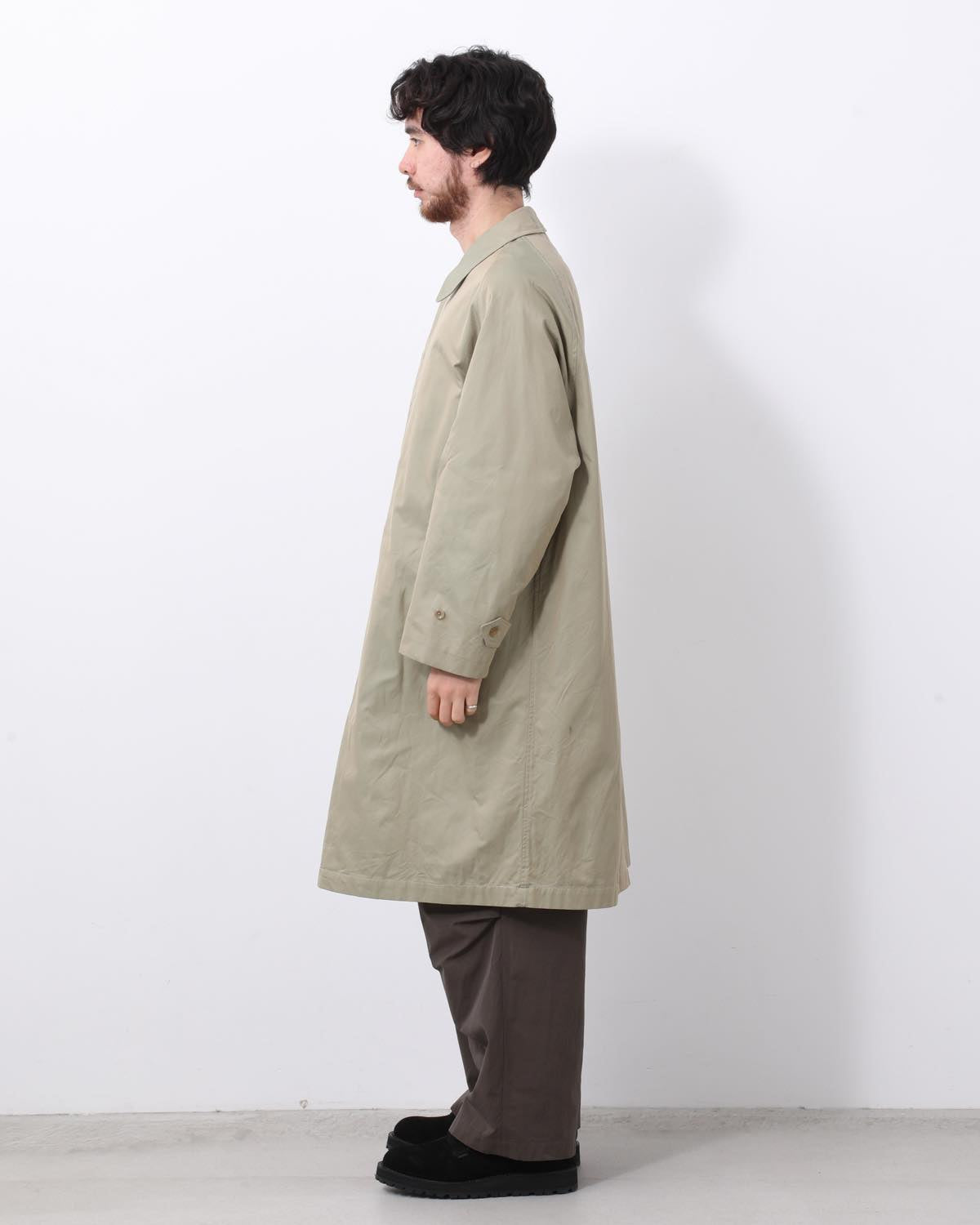 COTTON GAVARDINE BALMACAAN COAT