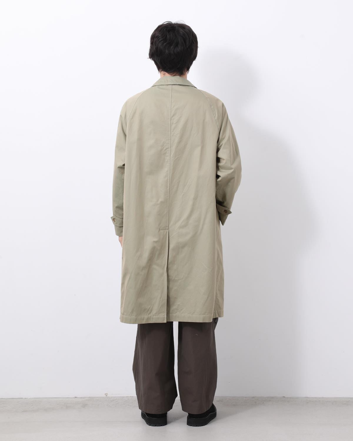 COTTON GAVARDINE BALMACAAN COAT
