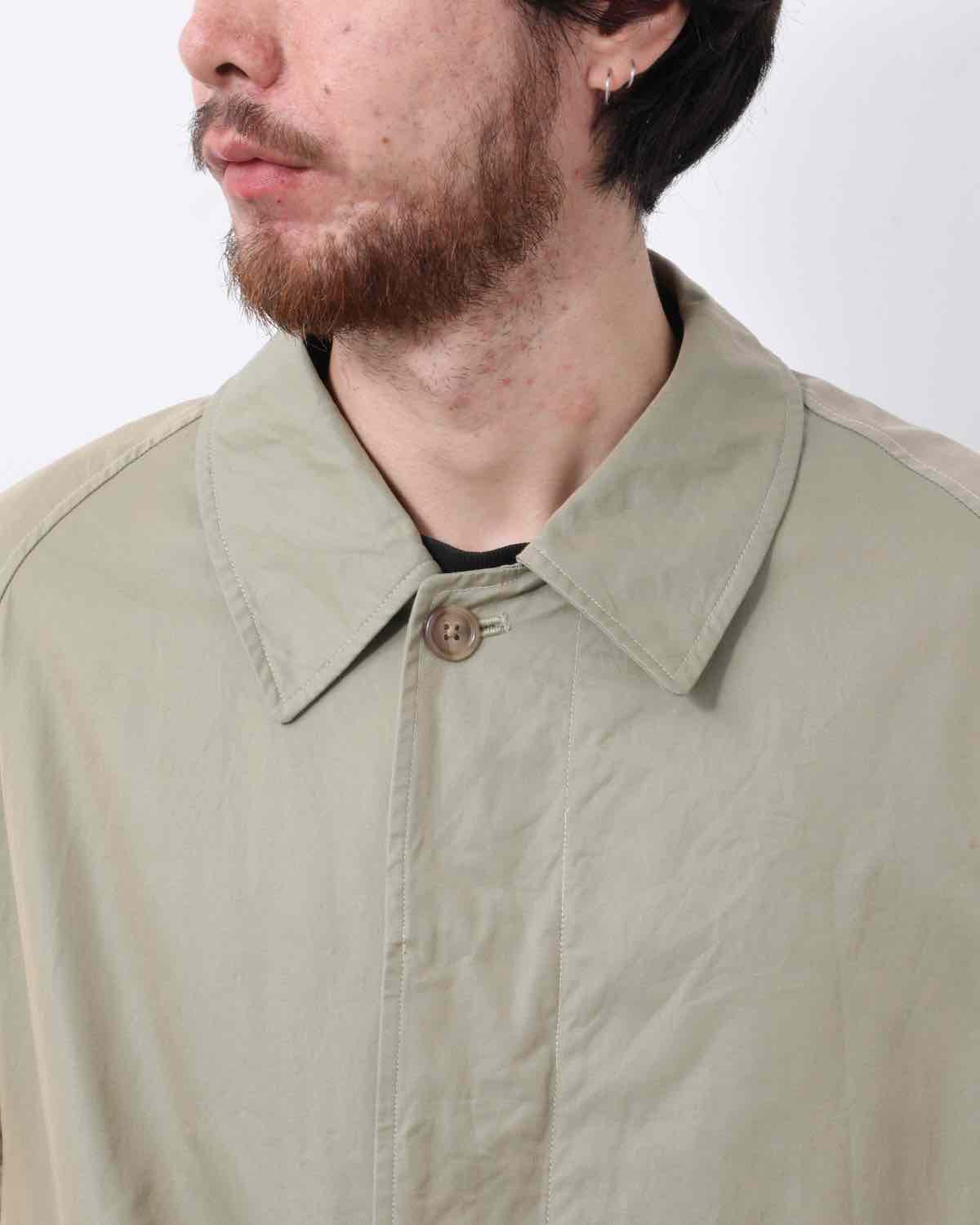 COTTON GAVARDINE BALMACAAN COAT