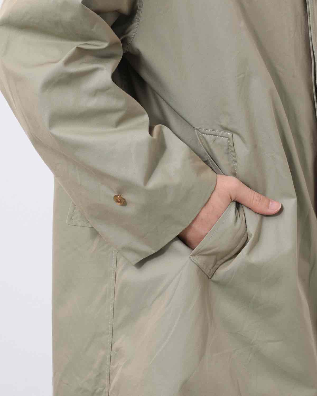 COTTON GAVARDINE BALMACAAN COAT