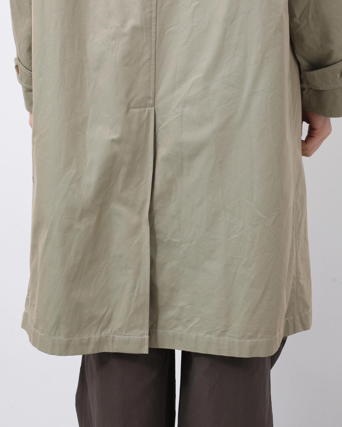 COTTON GAVARDINE BALMACAAN COAT
