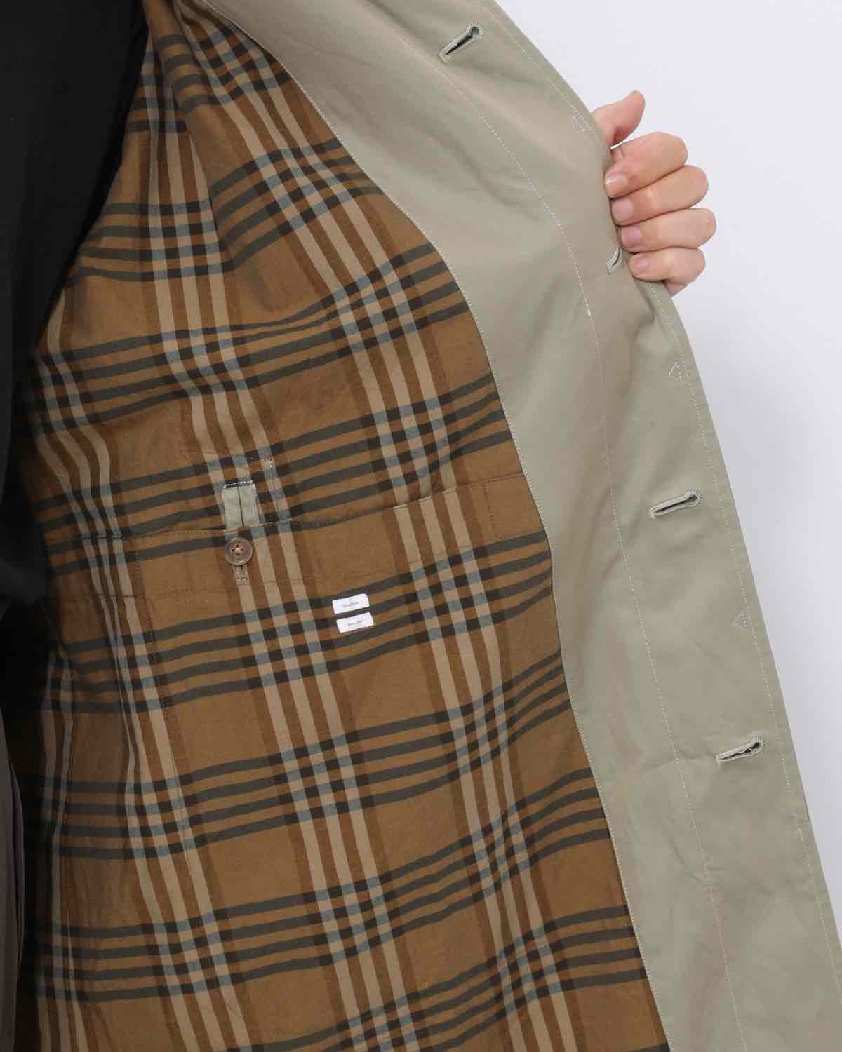 COTTON GAVARDINE BALMACAAN COAT