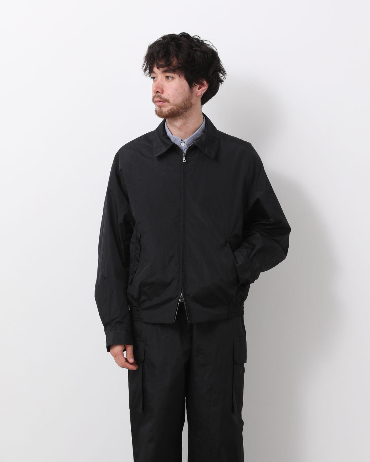 POLY-SILK ZIP JACKET