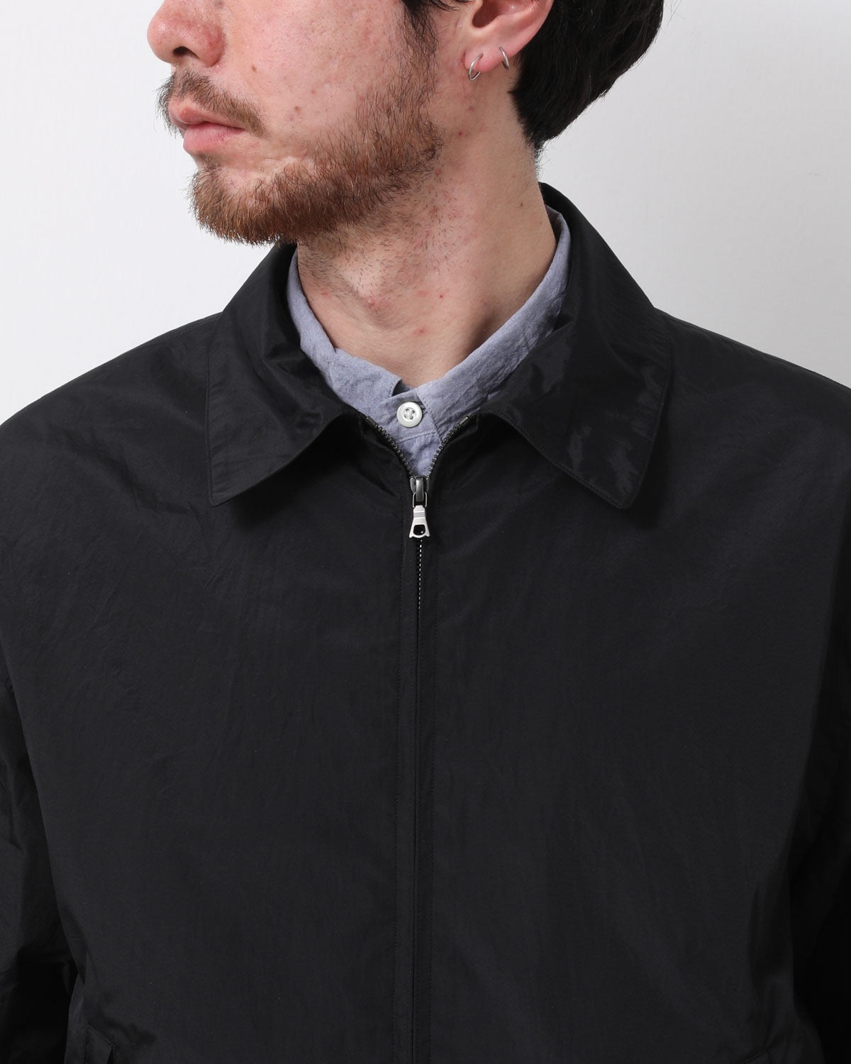 POLY-SILK ZIP JACKET