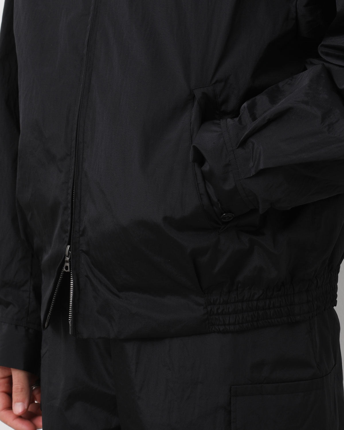 POLY-SILK ZIP JACKET