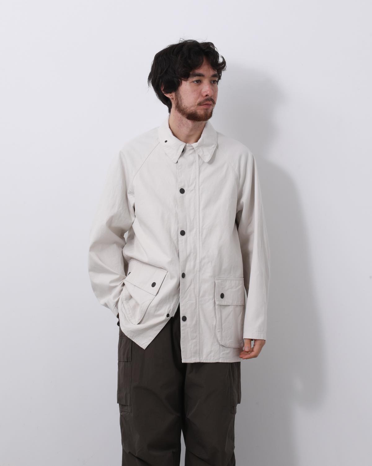 HARD TWIST GABARDINE RIDING JACKET