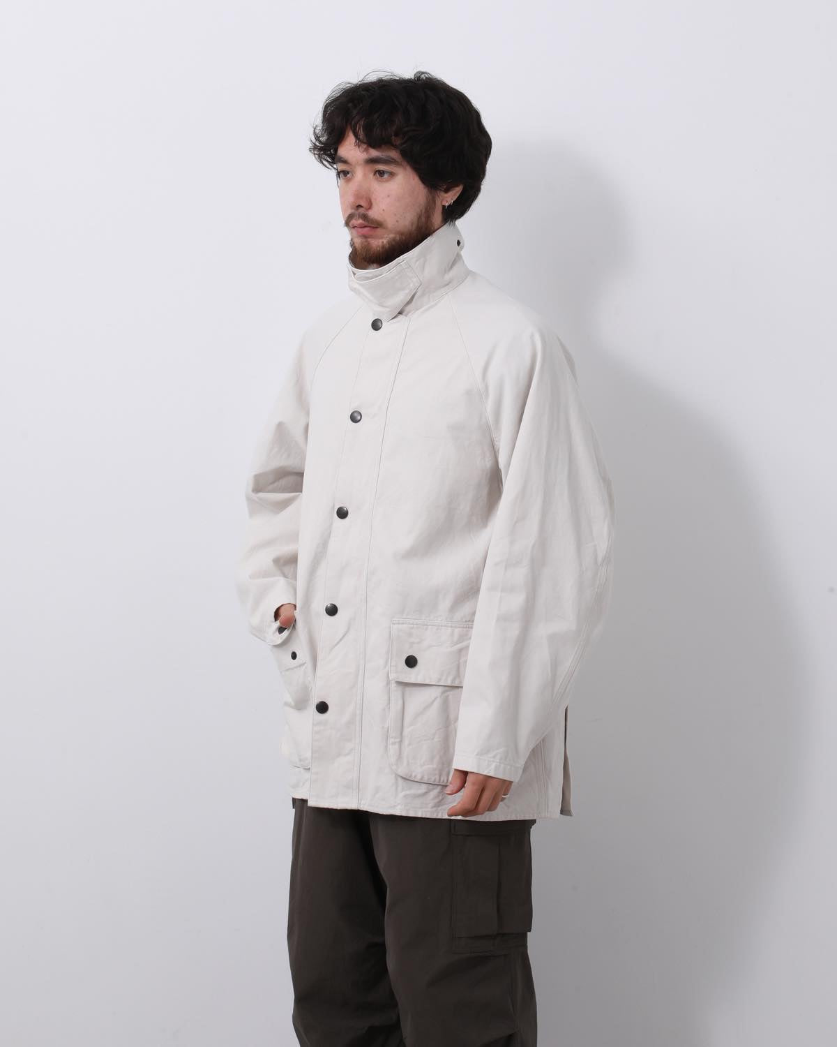 HARD TWIST GABARDINE RIDING JACKET