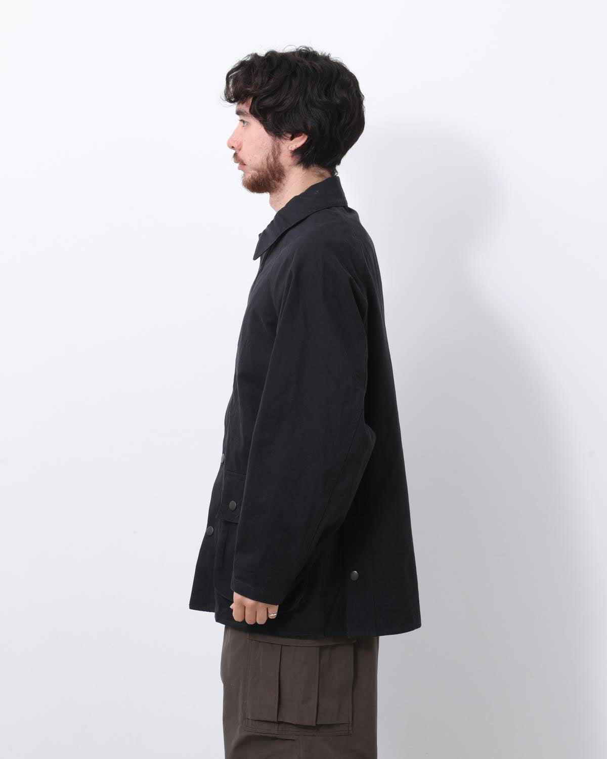 HARD TWIST GABARDINE RIDING JACKET