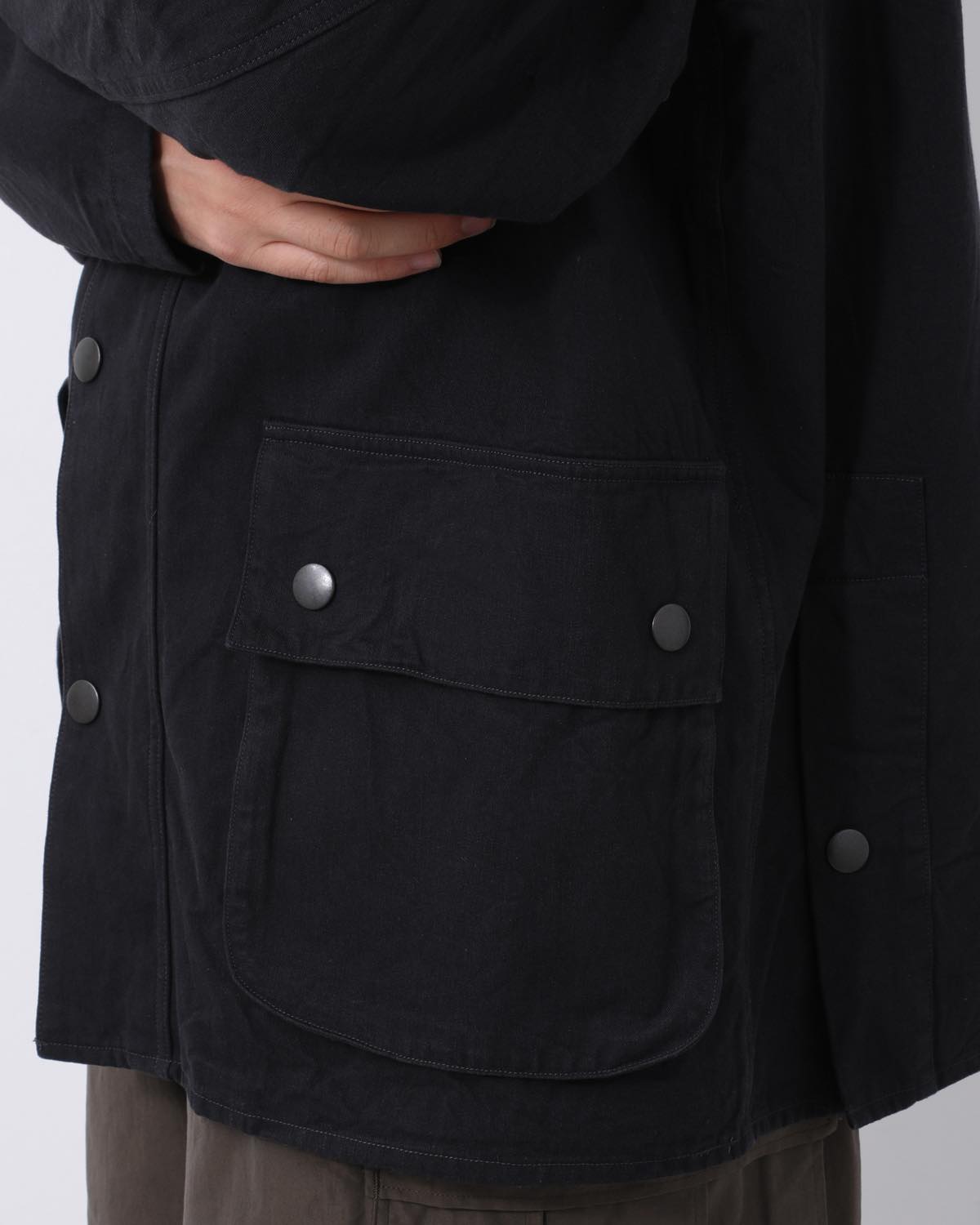 HARD TWIST GABARDINE RIDING JACKET
