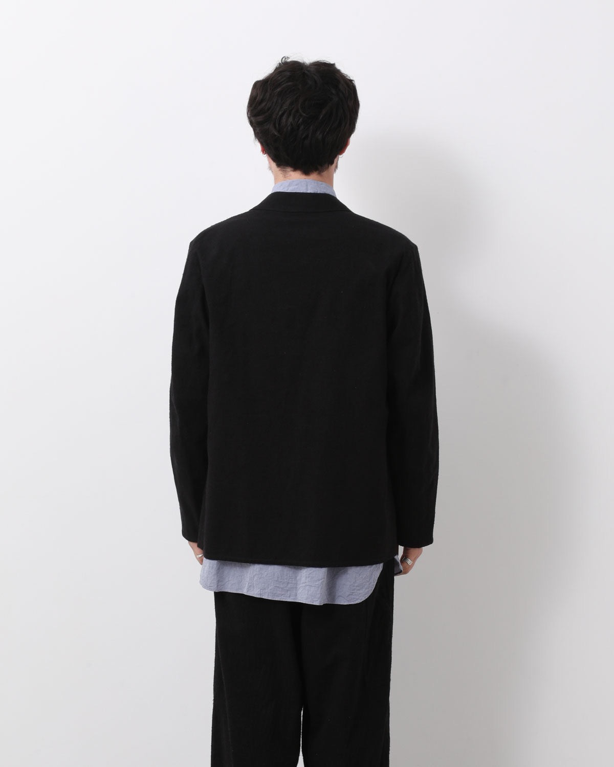 SILK/COTTON NEP CARDIGAN JACKET