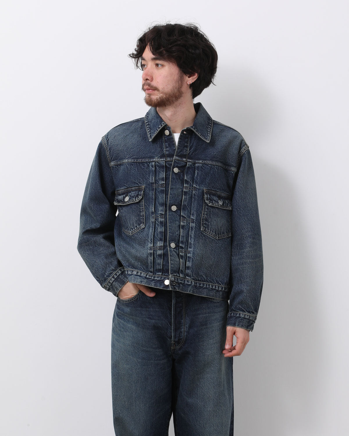 13.5OZ 2nd TYPE DENIM JACKET