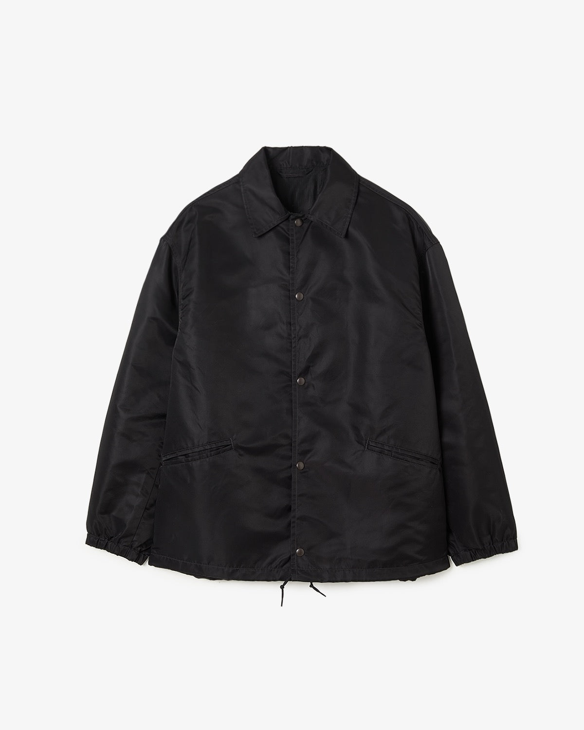 WASHED NYLON COACH JACKET