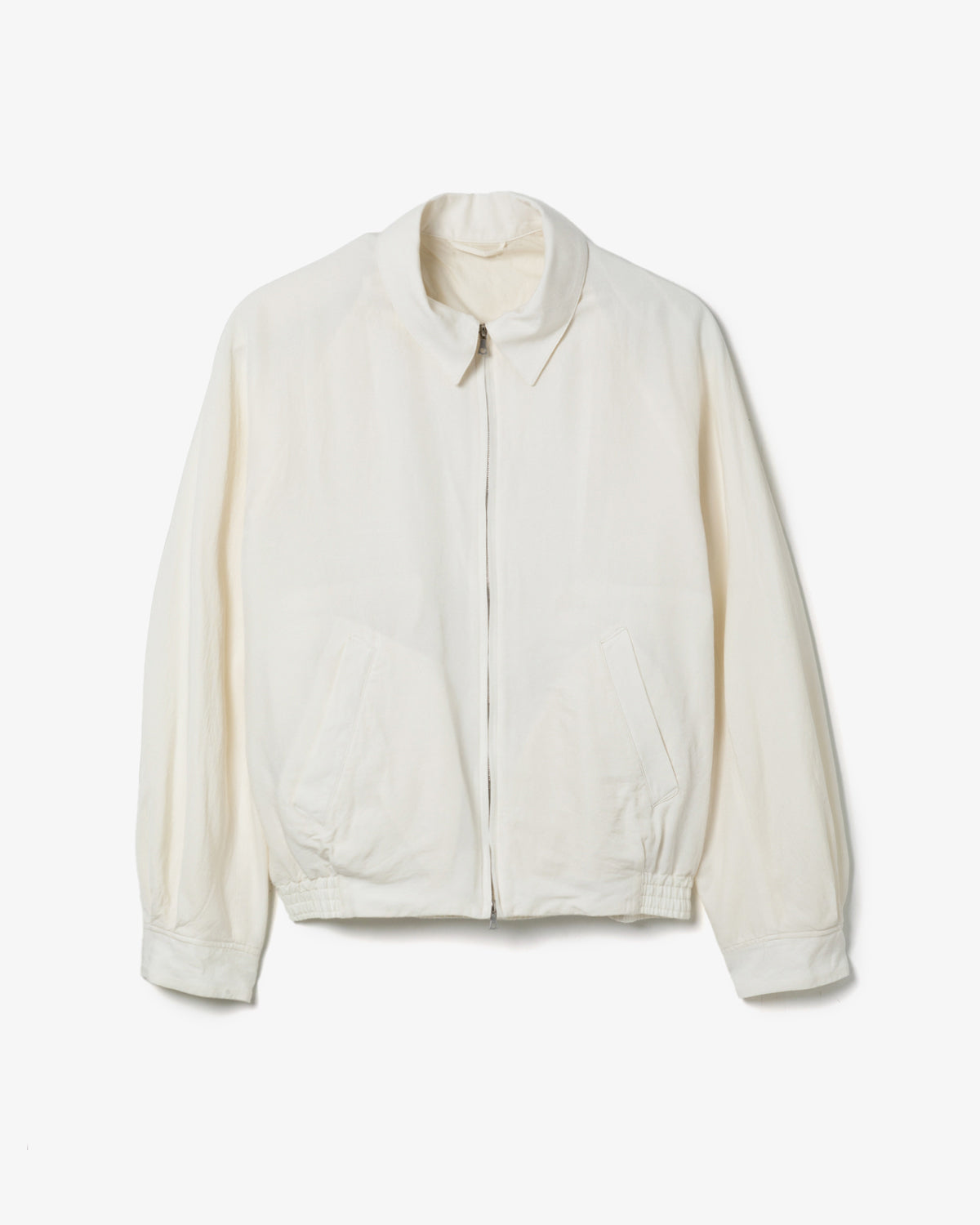 WASHED WOOL SILK SPORTS JACKET