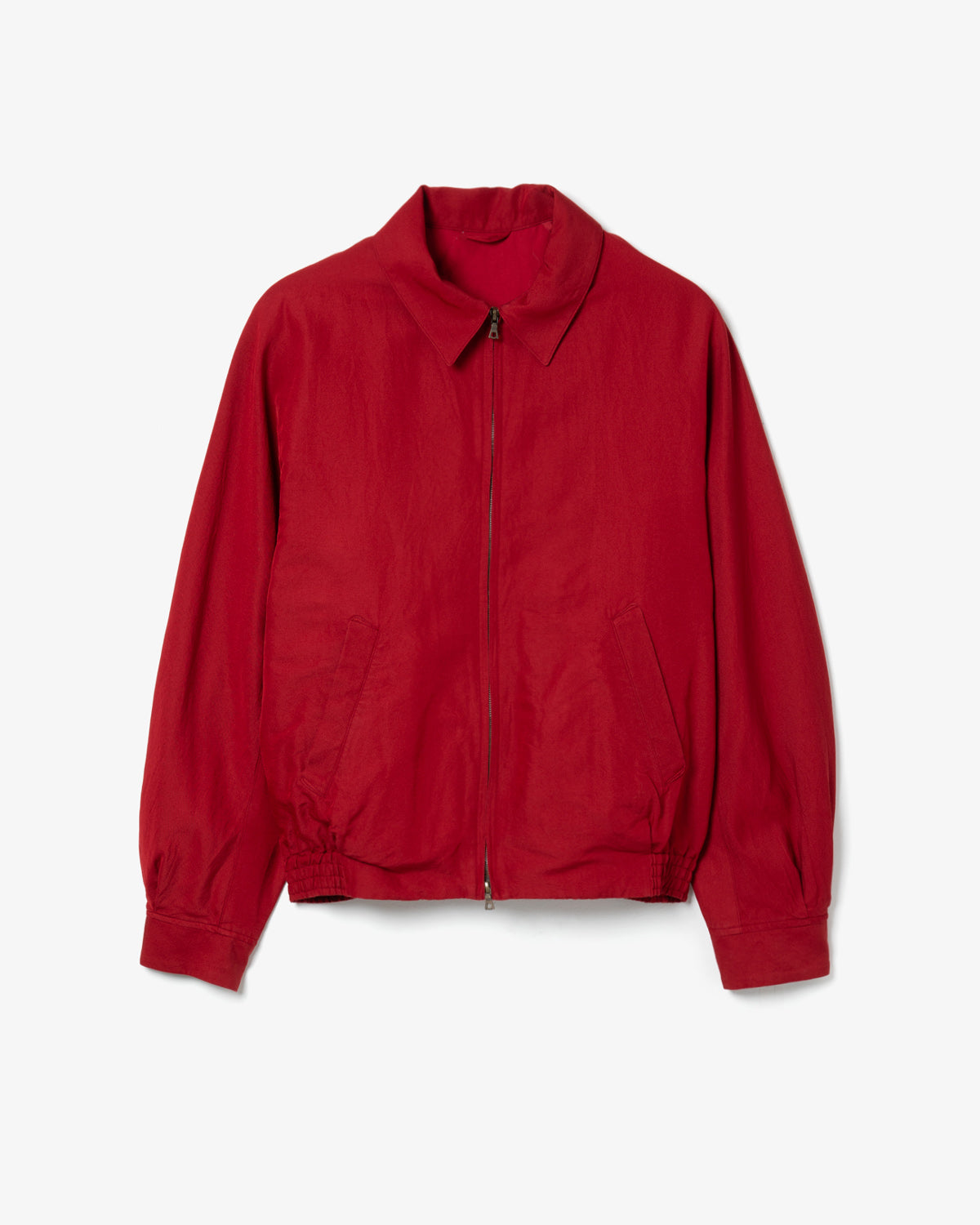 WASHED WOOL SILK SPORTS JACKET