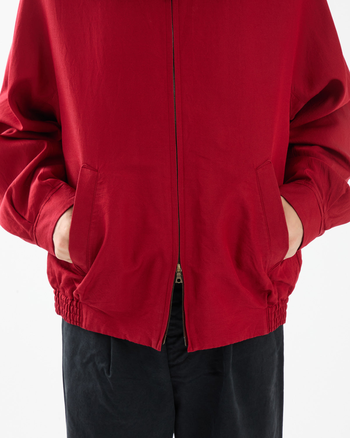 WASHED WOOL SILK SPORTS JACKET