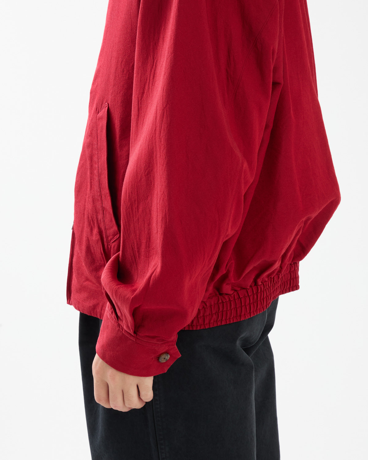 WASHED WOOL SILK SPORTS JACKET