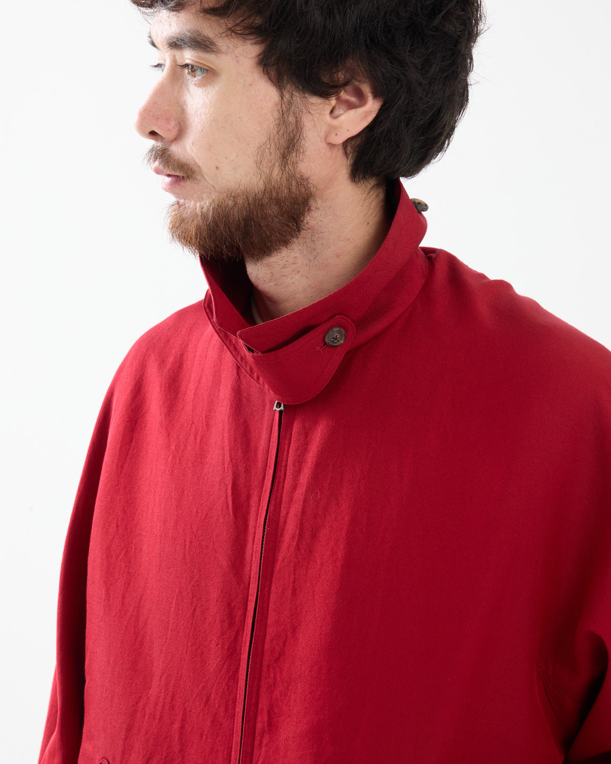 WASHED WOOL SILK SPORTS JACKET