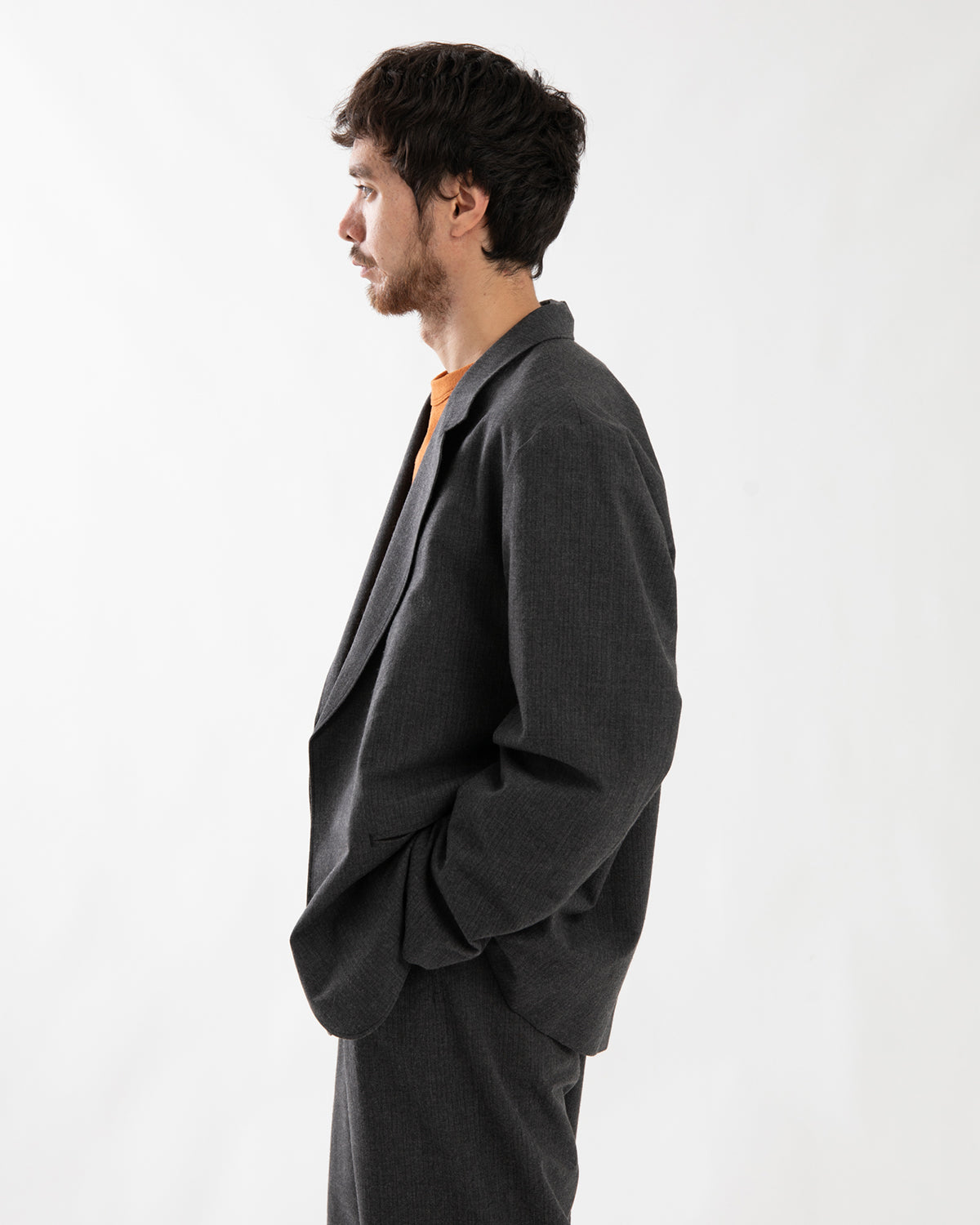 WOOL RAMIE MOHAIR CARDIGAN JACKET
