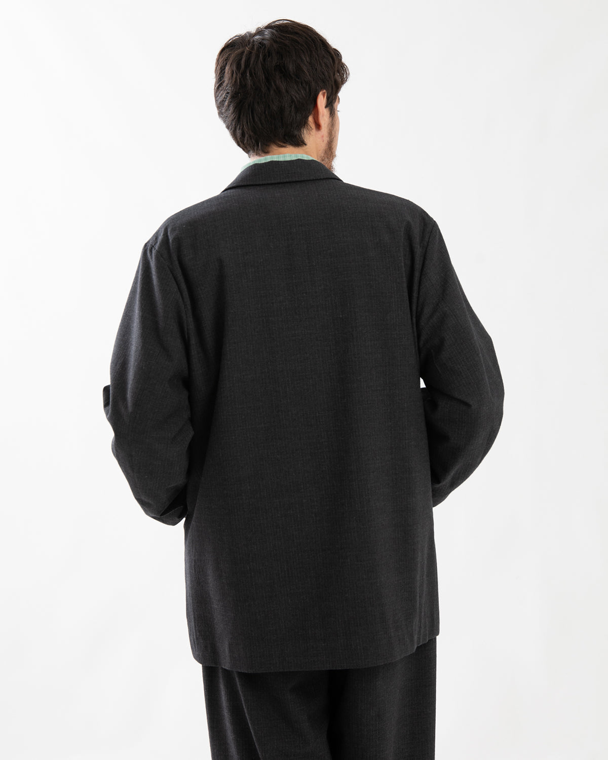 WOOL RAMIE MOHAIR CARDIGAN JACKET