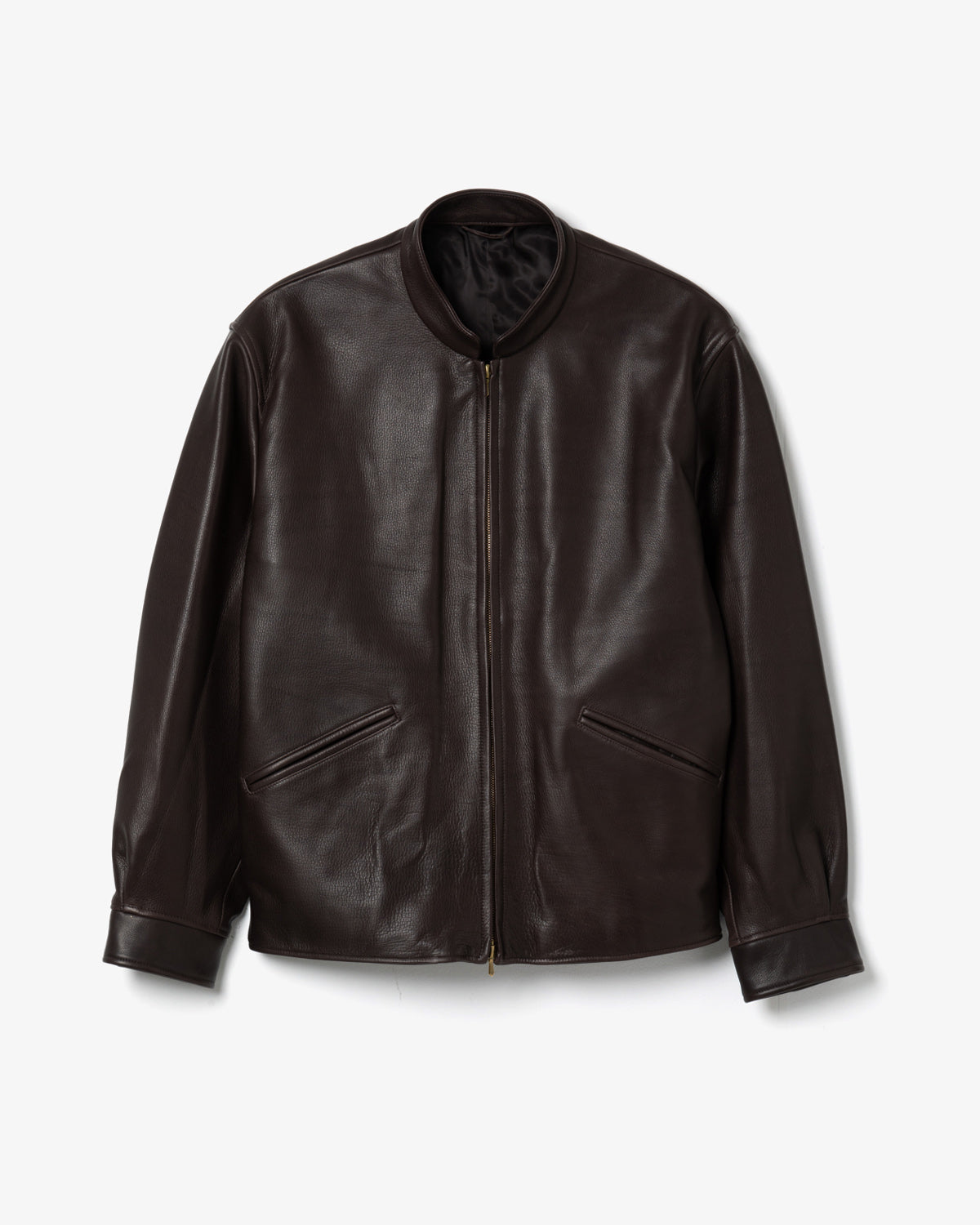 STEER LEATHER RACER JACKET