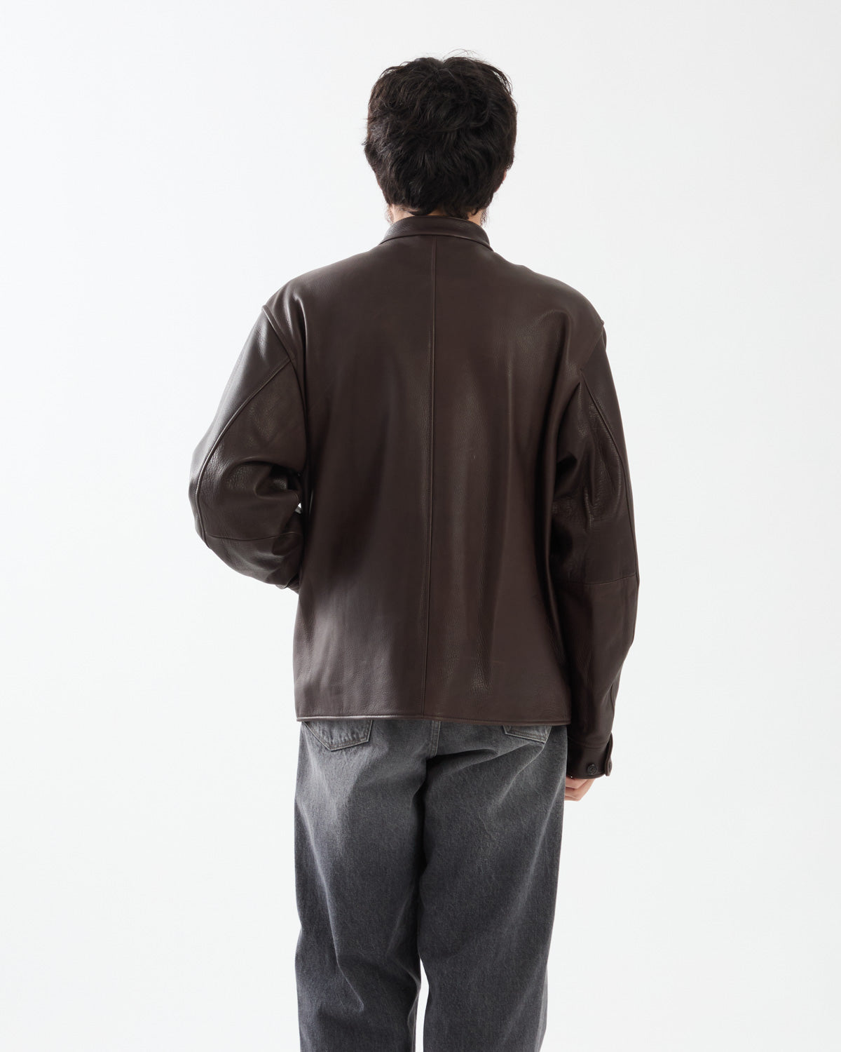 STEER LEATHER RACER JACKET