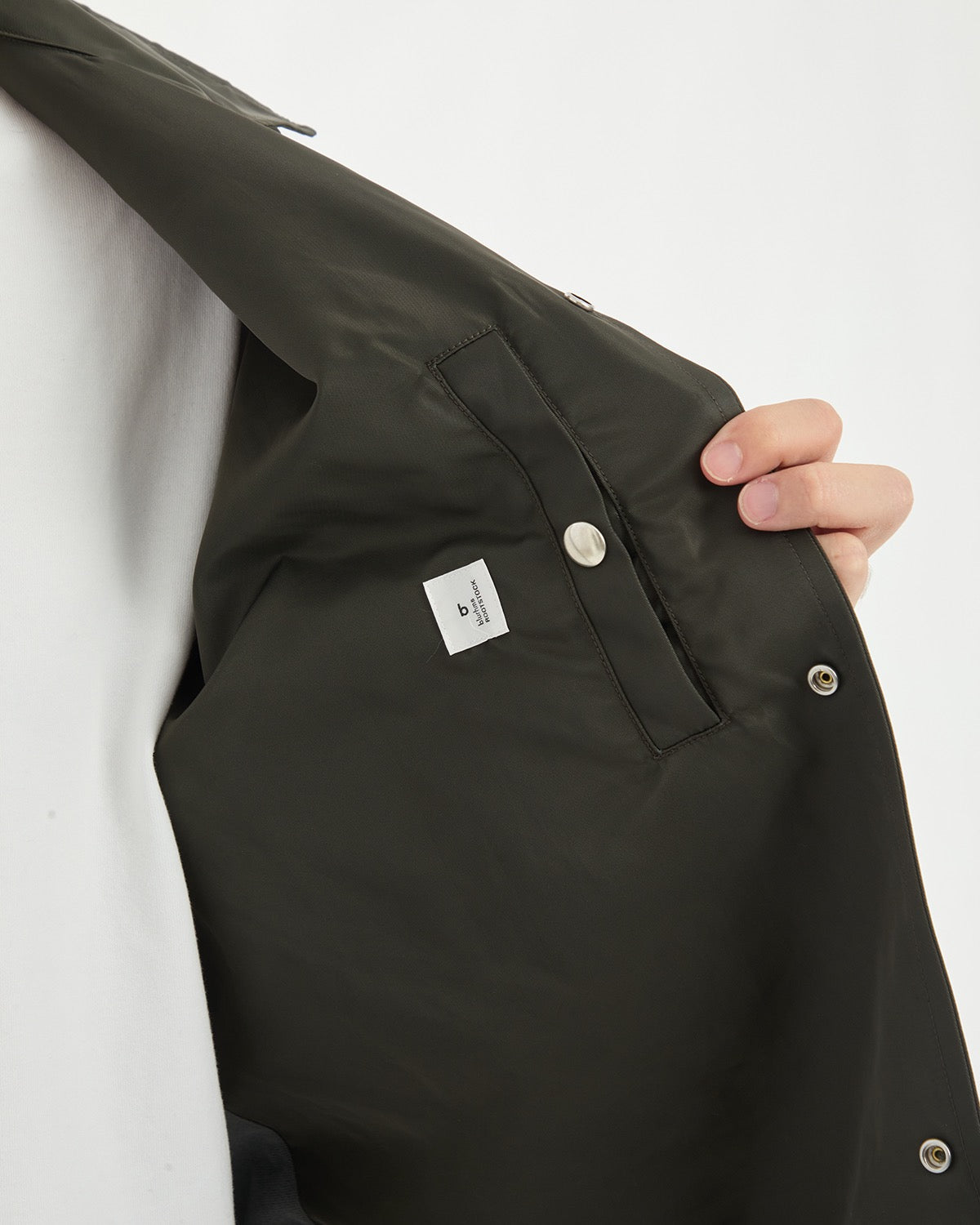 WASHED NYLON COACH JACKET FW