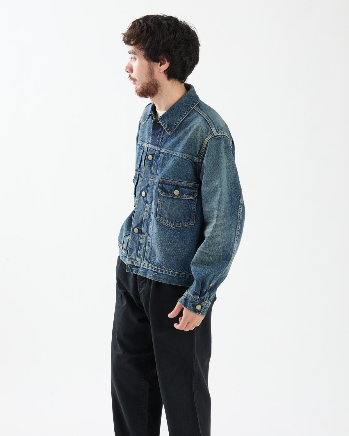 13.5OZ 2nd TYPE DENIM JACKET