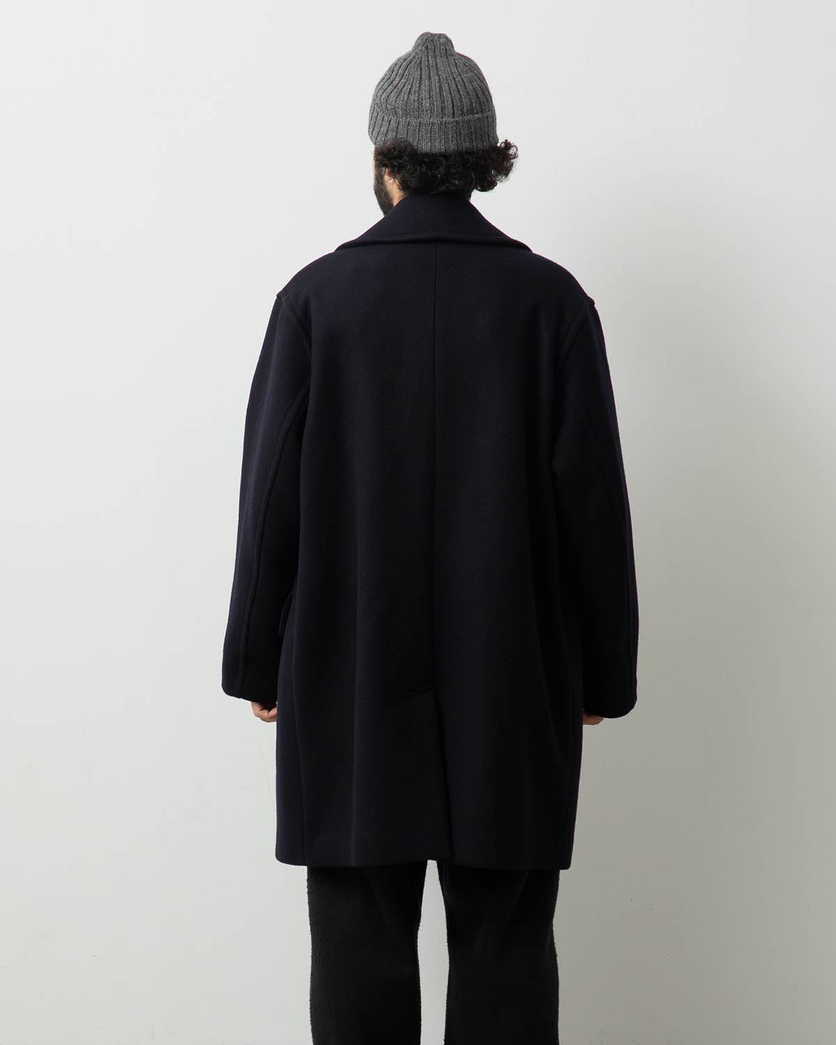 WOOL MELTON 10B PEA COAT