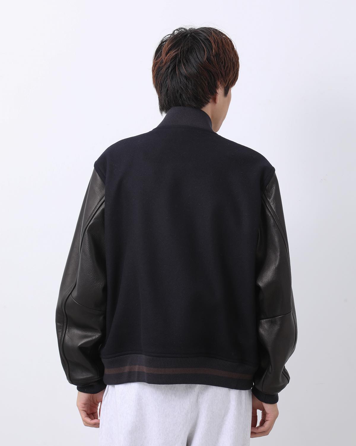 WOOL MELTON AWARD JACKET
