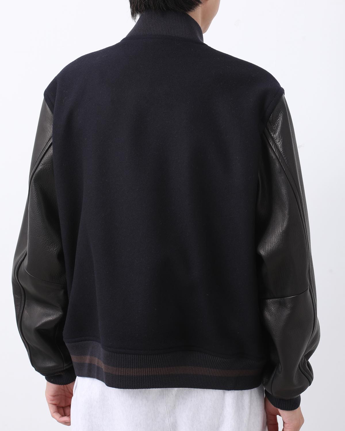 WOOL MELTON AWARD JACKET