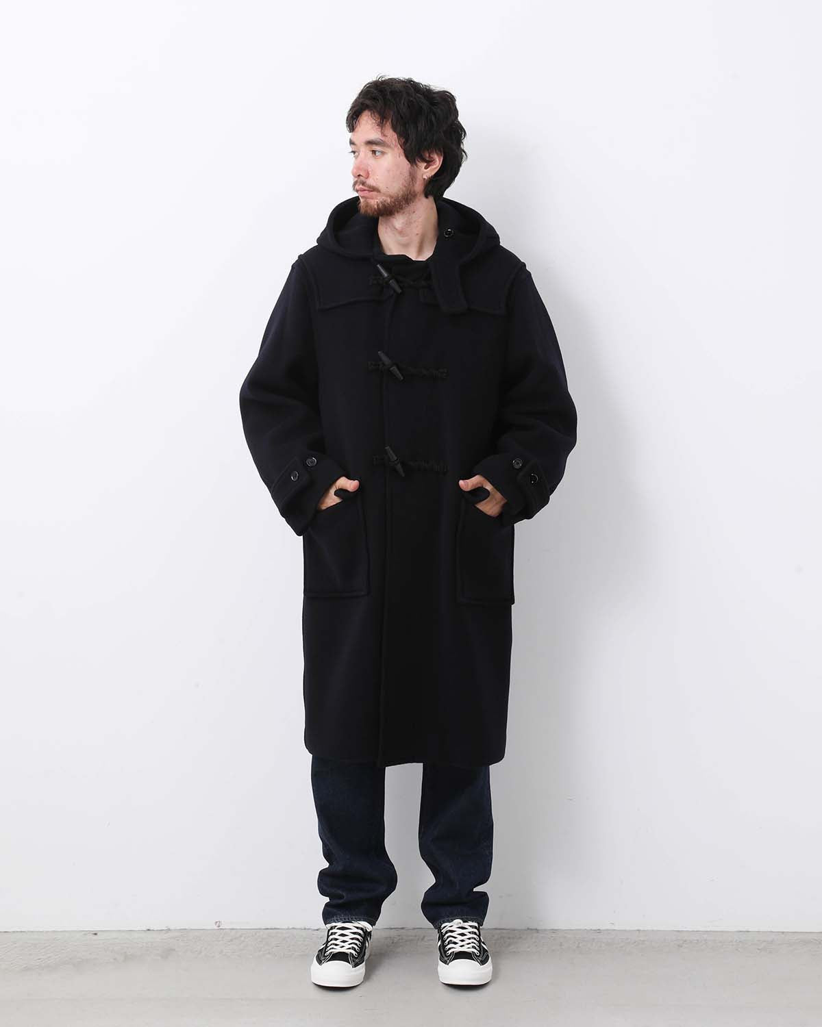 WOOL FELTON DUFFLE COAT