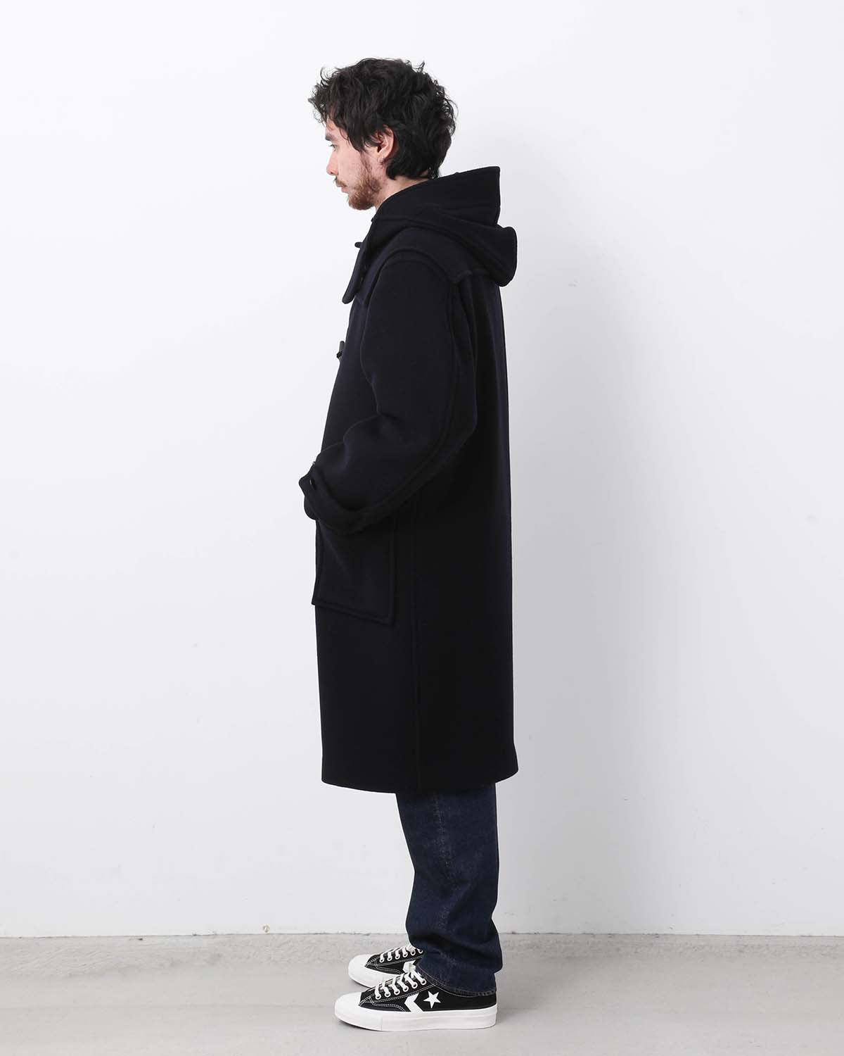 WOOL FELTON DUFFLE COAT