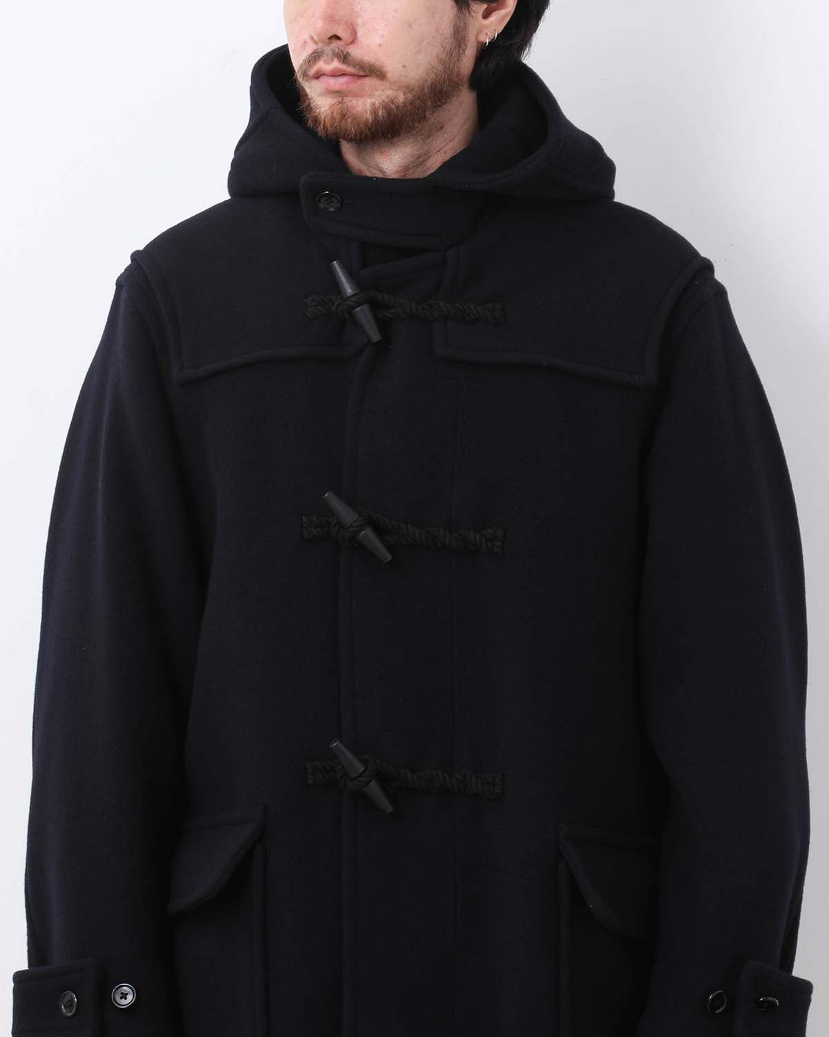 WOOL FELTON DUFFLE COAT