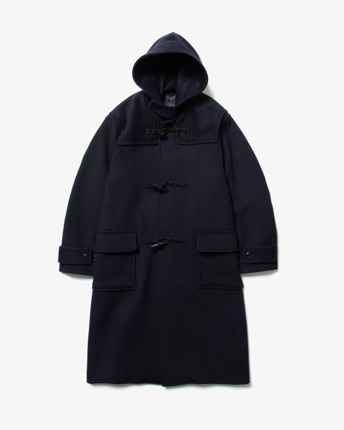 WOOL MELTON DUFFLE COAT