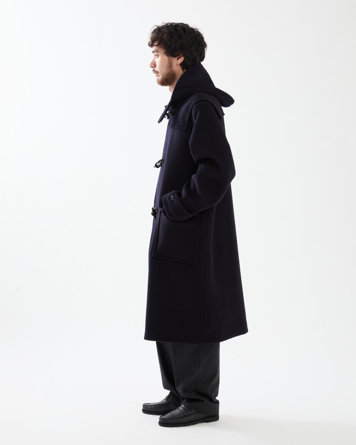 WOOL MELTON DUFFLE COAT