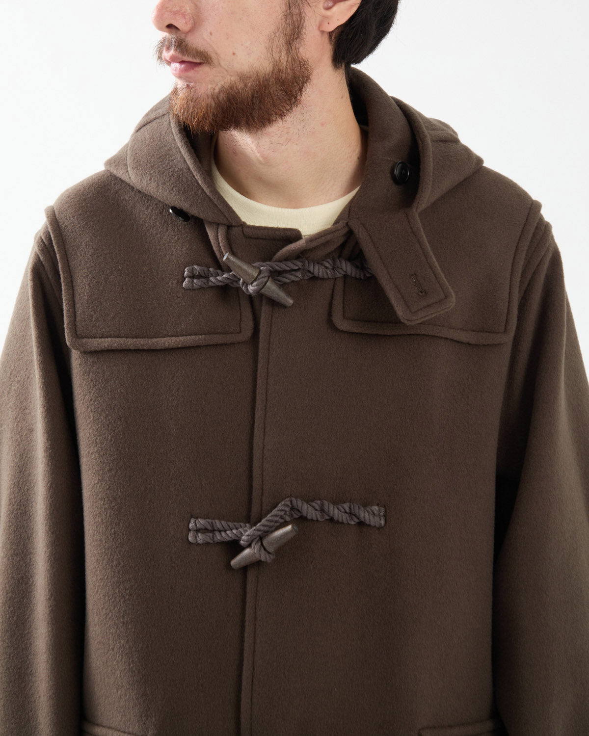 WOOL MELTON DUFFLE COAT
