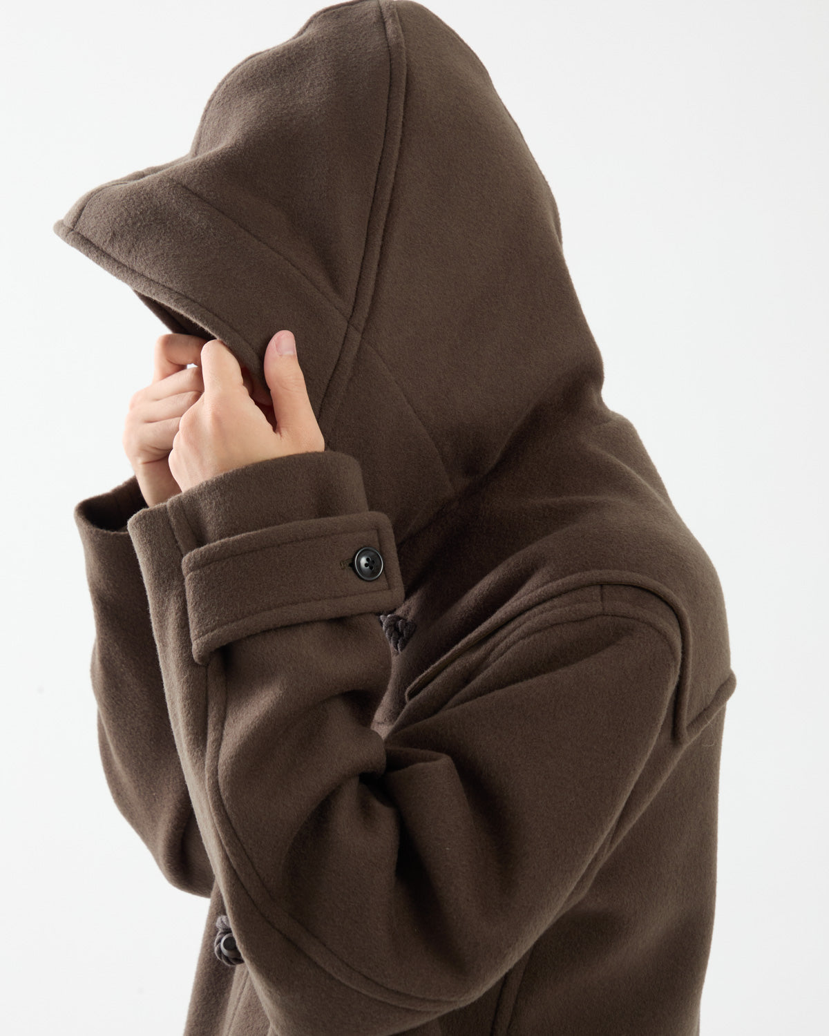 WOOL MELTON DUFFLE COAT