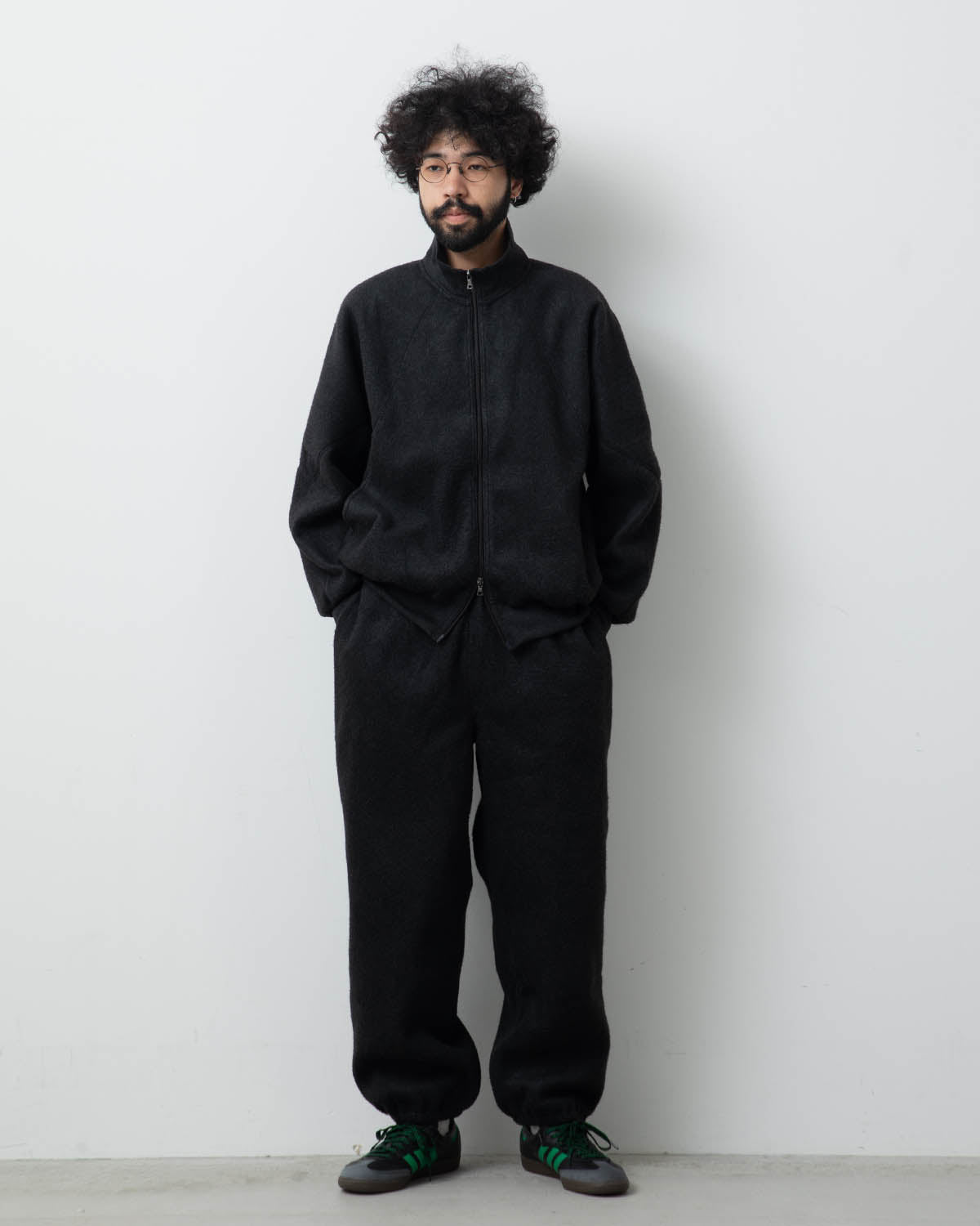 PE/SILK FLEECE TRACK PANTS