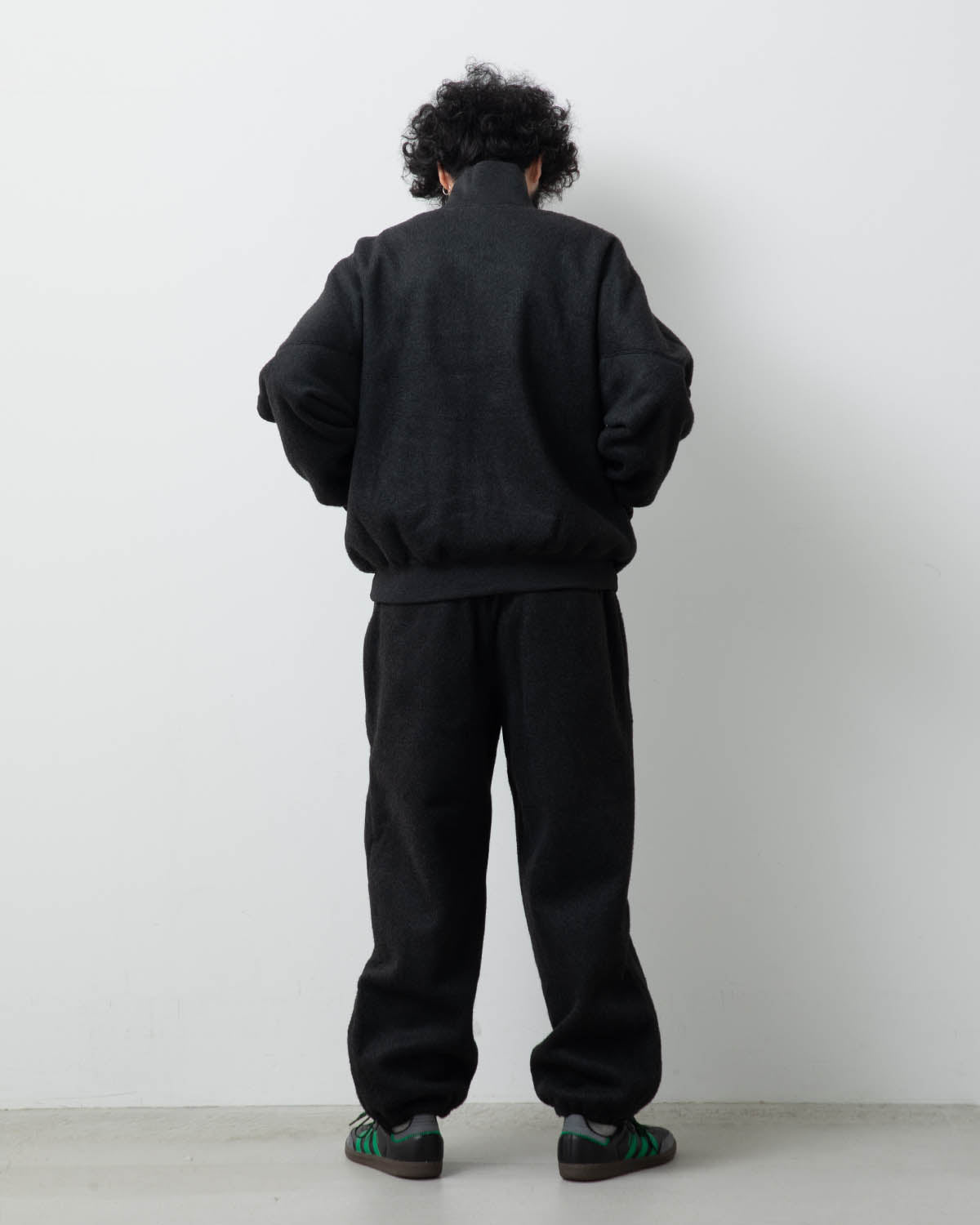 PE/SILK FLEECE TRACK PANTS