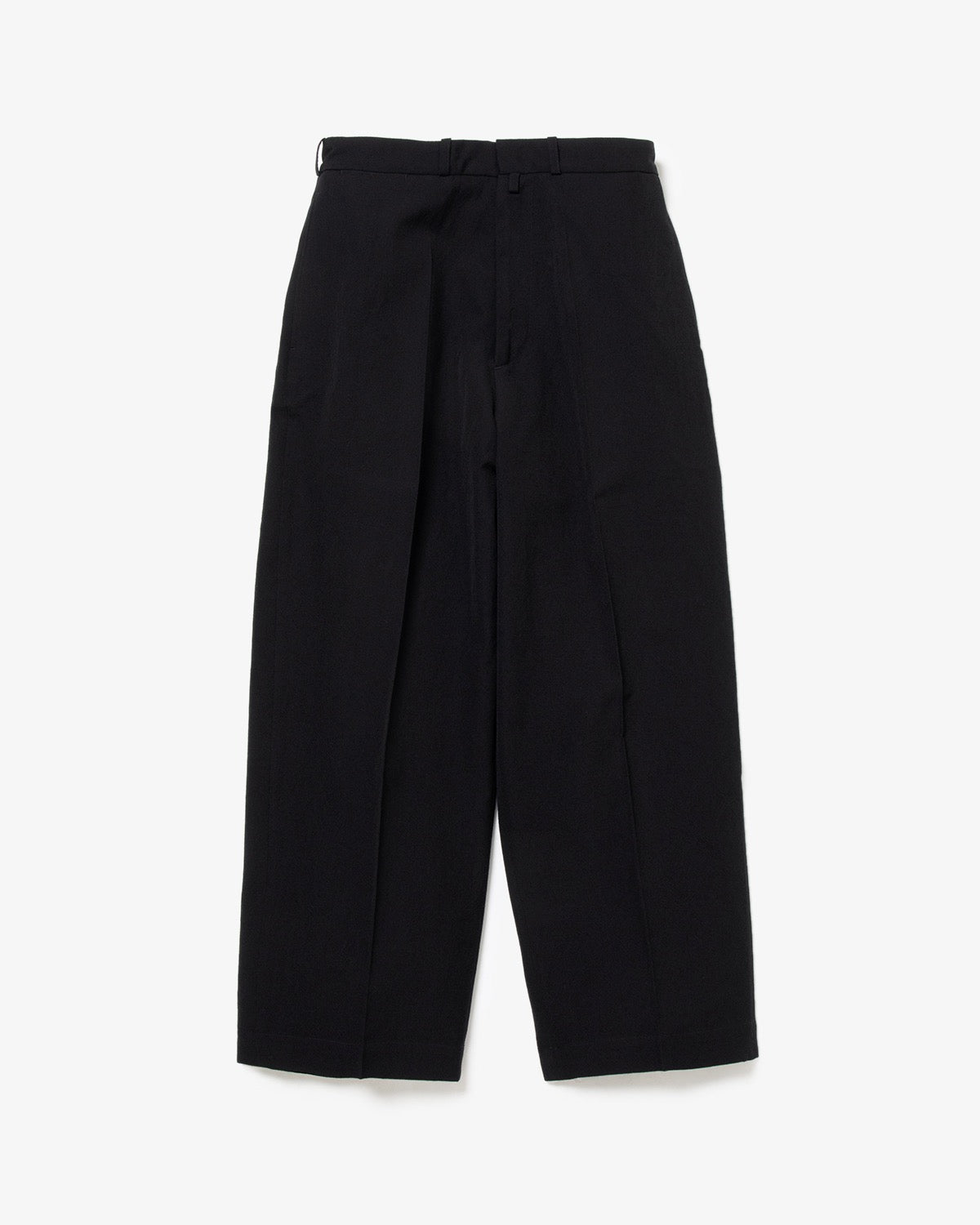 ROUGH WOOL GABARDINE TROUSERS