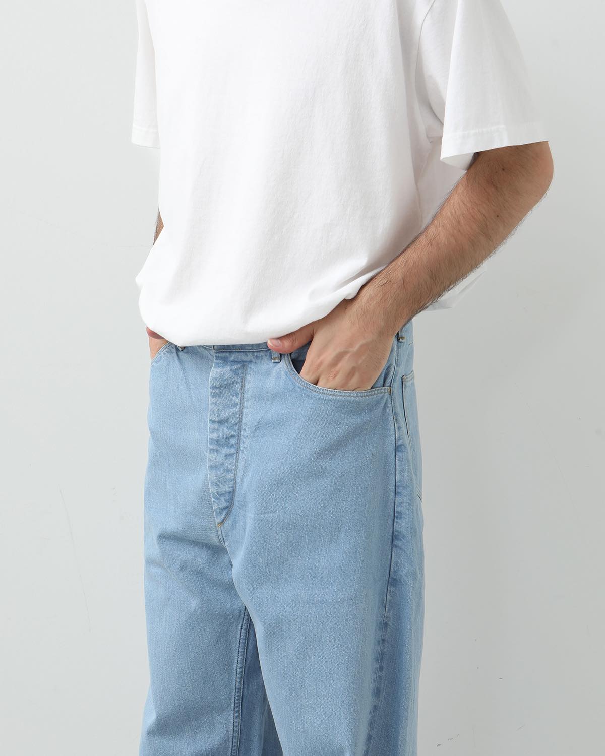 12.9OZ BIAS DENIM PANTS