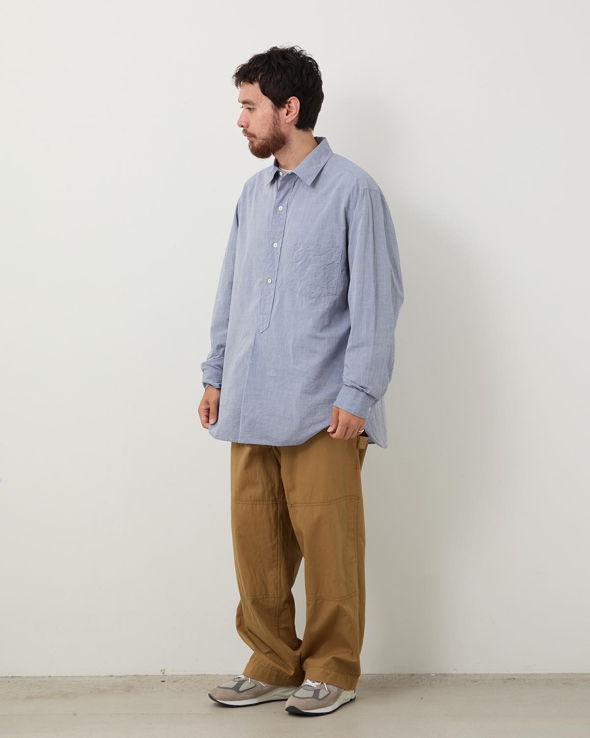 COTTON SERGE WORK PANTS