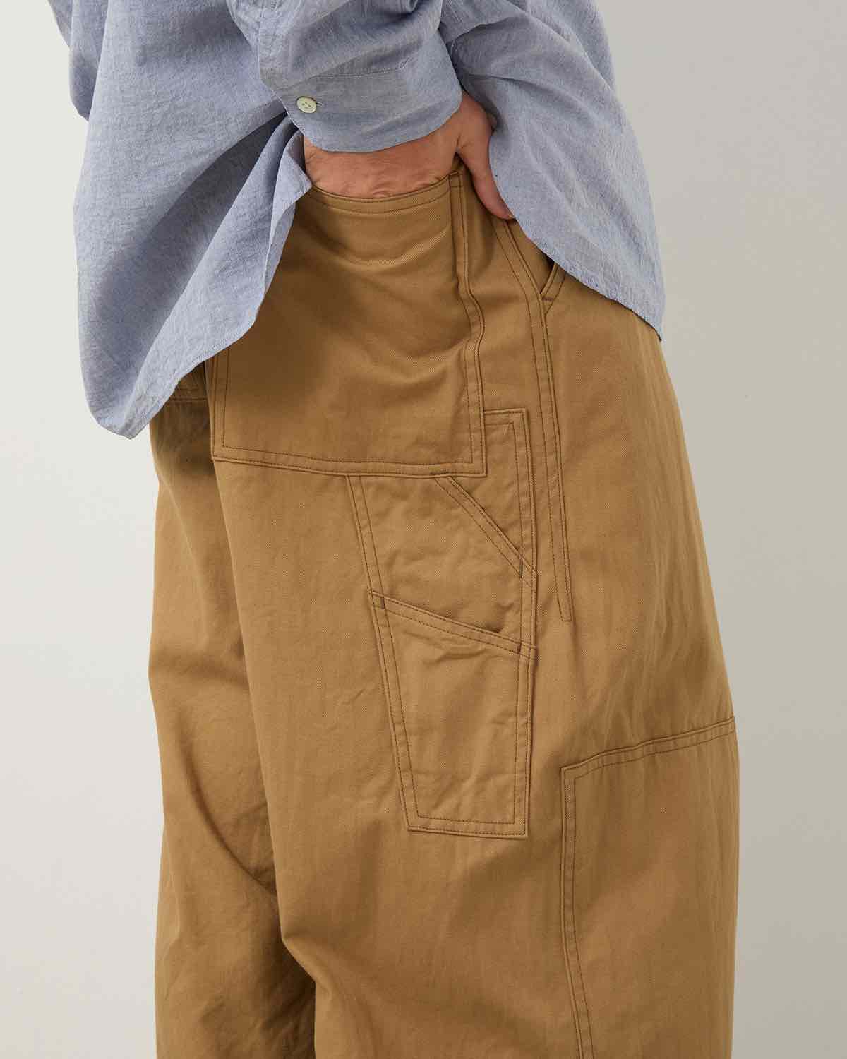 COTTON SERGE WORK PANTS