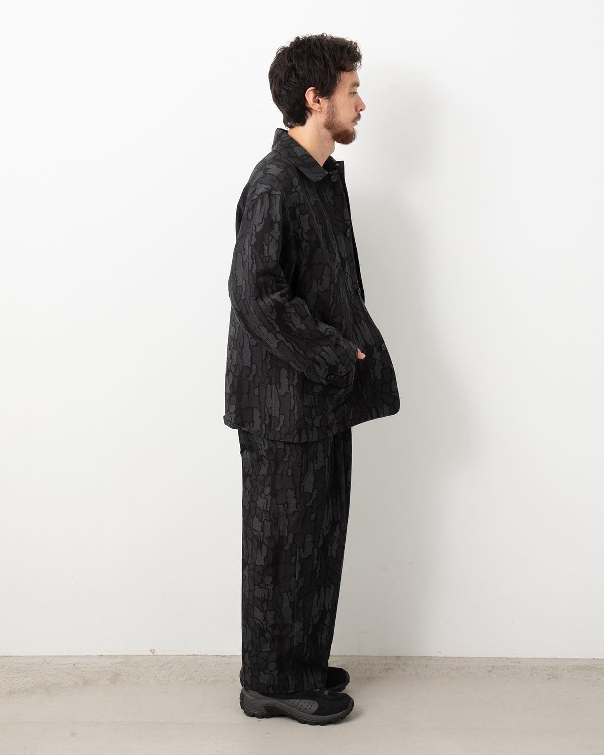 TREE CAMO BELTED TROUSERS