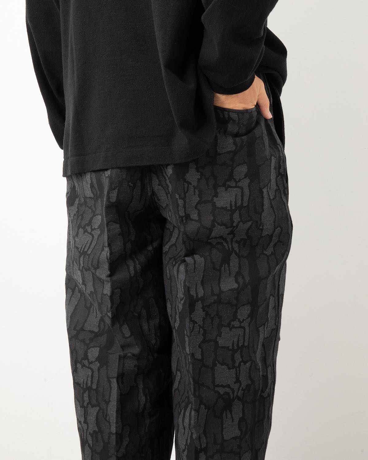 TREE CAMO BELTED TROUSERS