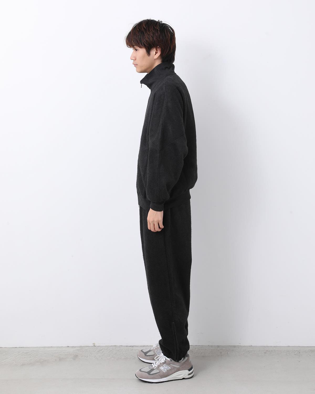 PE/SILK FLEECE TRACK PANTS